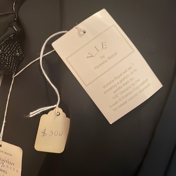 Formal Black Beaded Dress - Picture 11 of 16